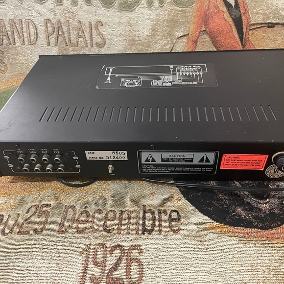 VIntage 1985 COUSTIC Graphic Audio Frequency Equalizer HEQ 7005A 10 Band - Picture 10 of 10